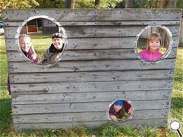 hinter der Torwand