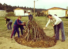 Lagerfeuervorbereitung