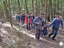 die Anstiege werden steiler