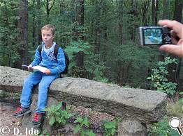 Leon berichtet über die Rauener Berge und den Steinernen Tisch