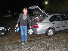 beim Ausladen
