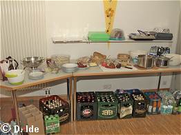 Buffet in 3 Etagen