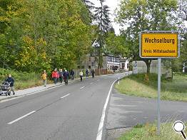 Wir verlassen Wechselburg.