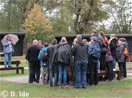 Sammeln zum Gruppenfoto