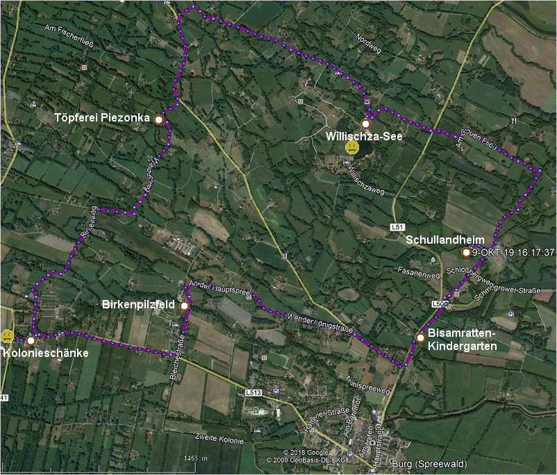 unsere 13 km Wanderrunde