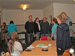 Begrung im Clubraum