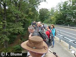 auf der Straenbrcke der B 179