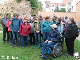 fast bereit zum Gruppenfoto