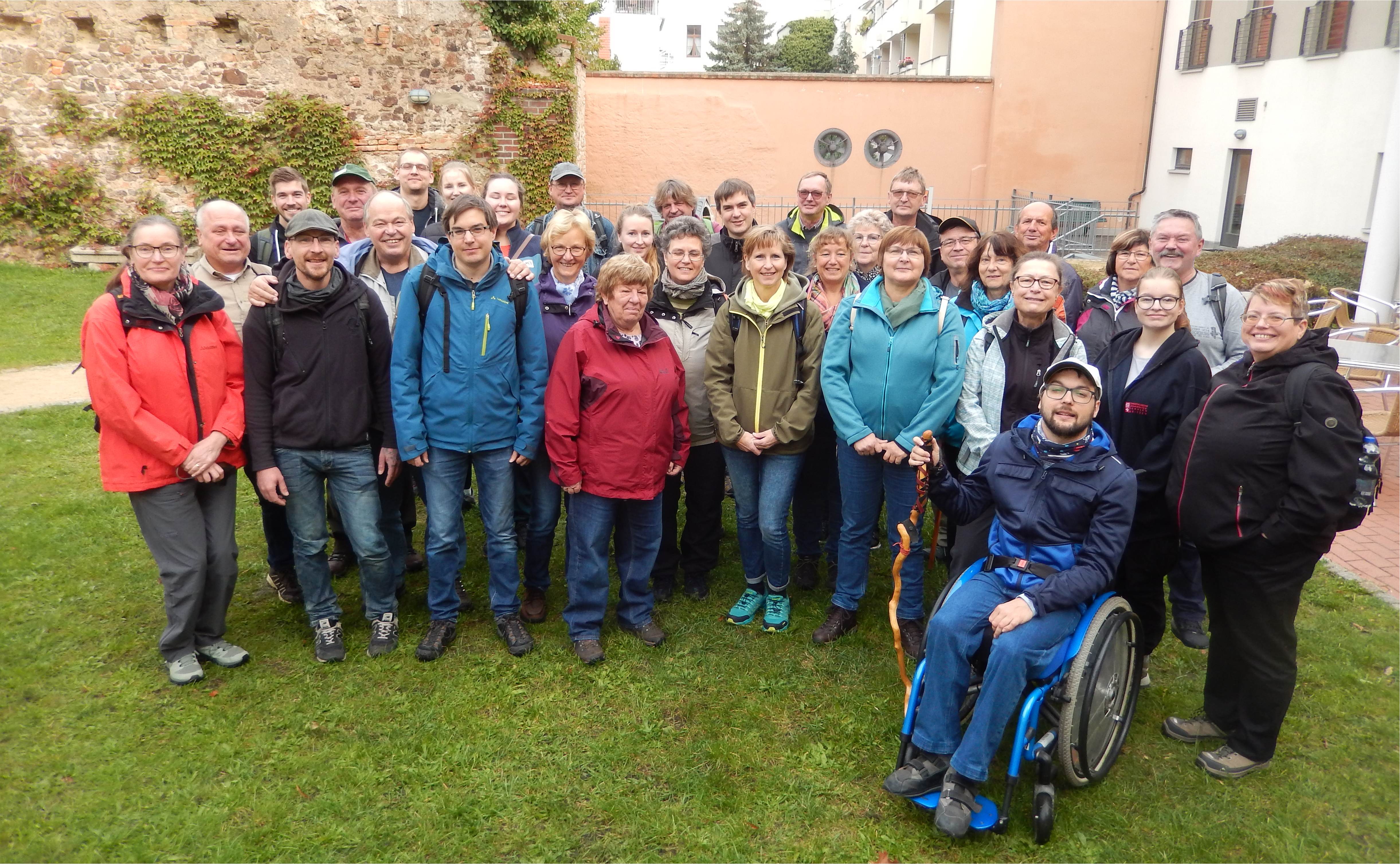 Gruppenfoto im Großformat.