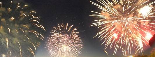 Feuerwerk über Schwerin Feuerwerk über Schwerin