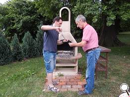 Jörg und Friedhelm waren die Grillmeister