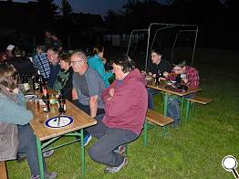 Langsam wird es dunkel.