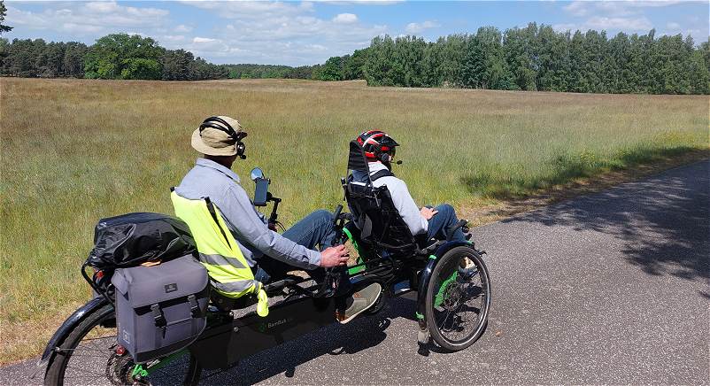Auf dem Weg nach Straupitz.