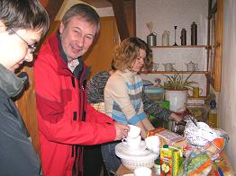 abräumen und abwaschen