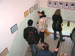 im "Treppenhaus der Menschenrechte"