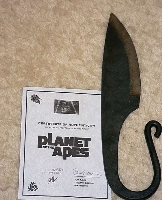 Messer mit Echtheitsurkunde