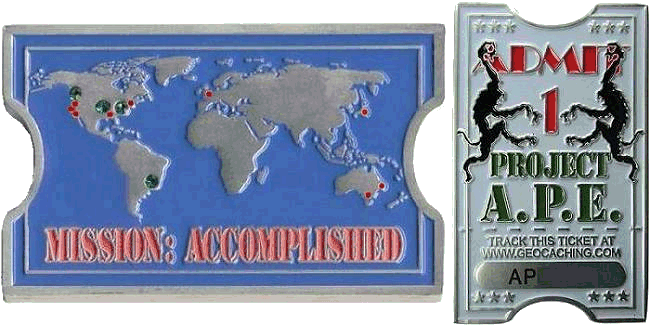 1. A.P.E.-Geocoin