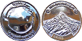 MudQuest Geocoin - Chrome