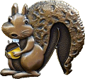 Andy - the Squirrel (Geocaching Animals) Geocoin