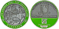 Eisenach Geocoin - Antik Silber