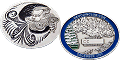 GCC Old Man Winter Dezember 2005 Geocoin