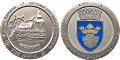 Geoquest Geocoin 2010 - Foggy Silber