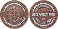 Prague 2020 GIGA Event Geocoin