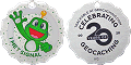 I Met Signal Tag - 20 Years of Geocaching