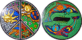 Peace Night & Day Geocoin