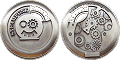 Steampunk Gear Geocoin