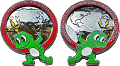 Supporting The Game Volunteer Geocoin - Rot