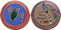 Taiwan Geocoin - Blue Magpie