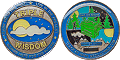 Triple Wisdom Geocoin