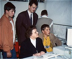 Er�ffnung des Computerkabinettes