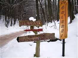 Wegweiser zur Herberge