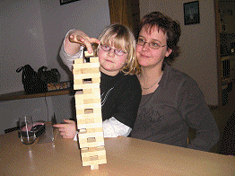 Spannung pur - bei wem fällt der Turm?