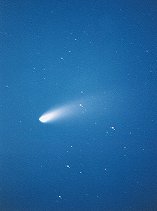 Hale-Bopp, 19.03.97 gegen 5.00Uhr; 210mm Brennweite