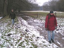 Unsere Wandergruppe war inzwischen weit, weit auseinandergezogen.