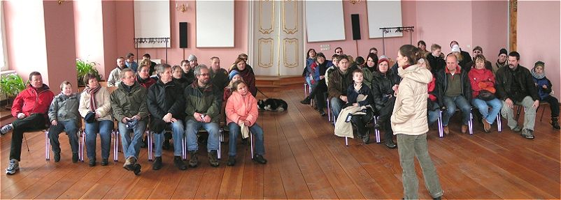 Abschluss unserer Exkursion in der ehemaligen Kapelle der Burg.