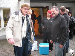 Die Kühlbox ist fr das Service-Team.