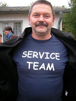 Detlef, Mitglied des Service-Teams
