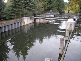 Kahnschleuse an der »Gro Wasserburger Spree«