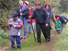ein Wanderstock ist wichtig