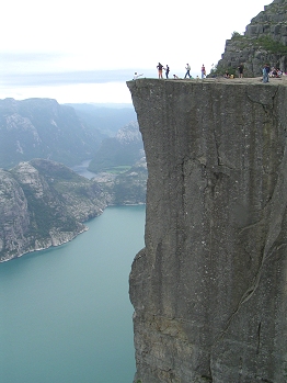 Blick auf den Preikestolen