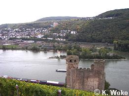 Burgruine Ehrenfels und der Mäuseturm