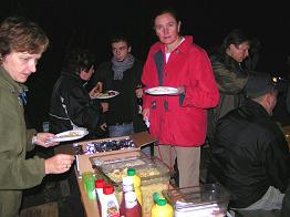 am kalten Buffet