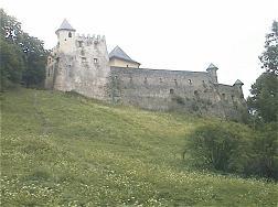 Auenansicht der Burg Lubovna