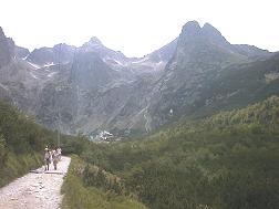 beeindruckende Gebirgsszenerie an der Chata pri Zelenom plese (1551 m)