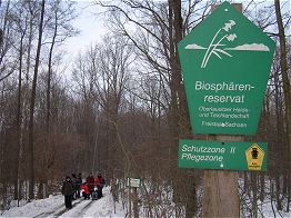 Einer der Eingänge zum Biosphärenreservat.