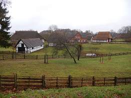 Blick auf das Freilichtmuseum